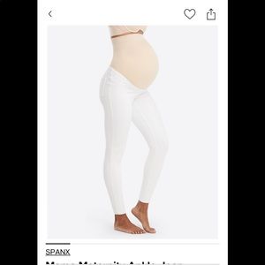 Spanx Maternity White Jeans sz sm